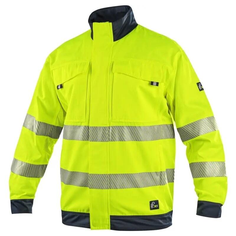 Blůza CXS HALIFAX, výstražná se síťovinou, pánská, žluto- modrá, vel. 46 b1/20 - CN-1112-008-902-46
