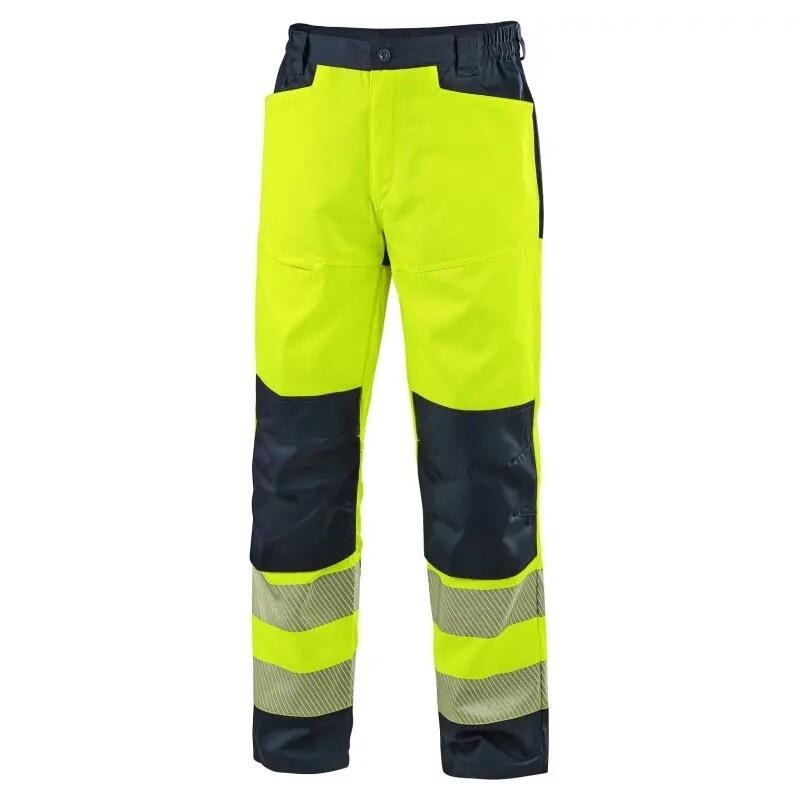 Kalhoty CXS HALIFAX, výstražné se síťovinou, pánské, žluto- modré, vel. 50 b1/20 - CN-1112-009-902-50