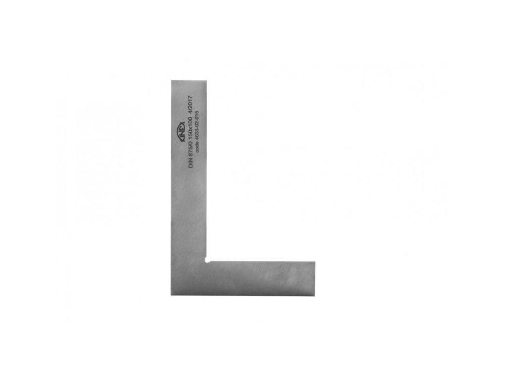 Úhelník přesný, plochý DIN 875, tř. př.0 32x8 mm 300x200 mm KINEX - KI4033-02-030