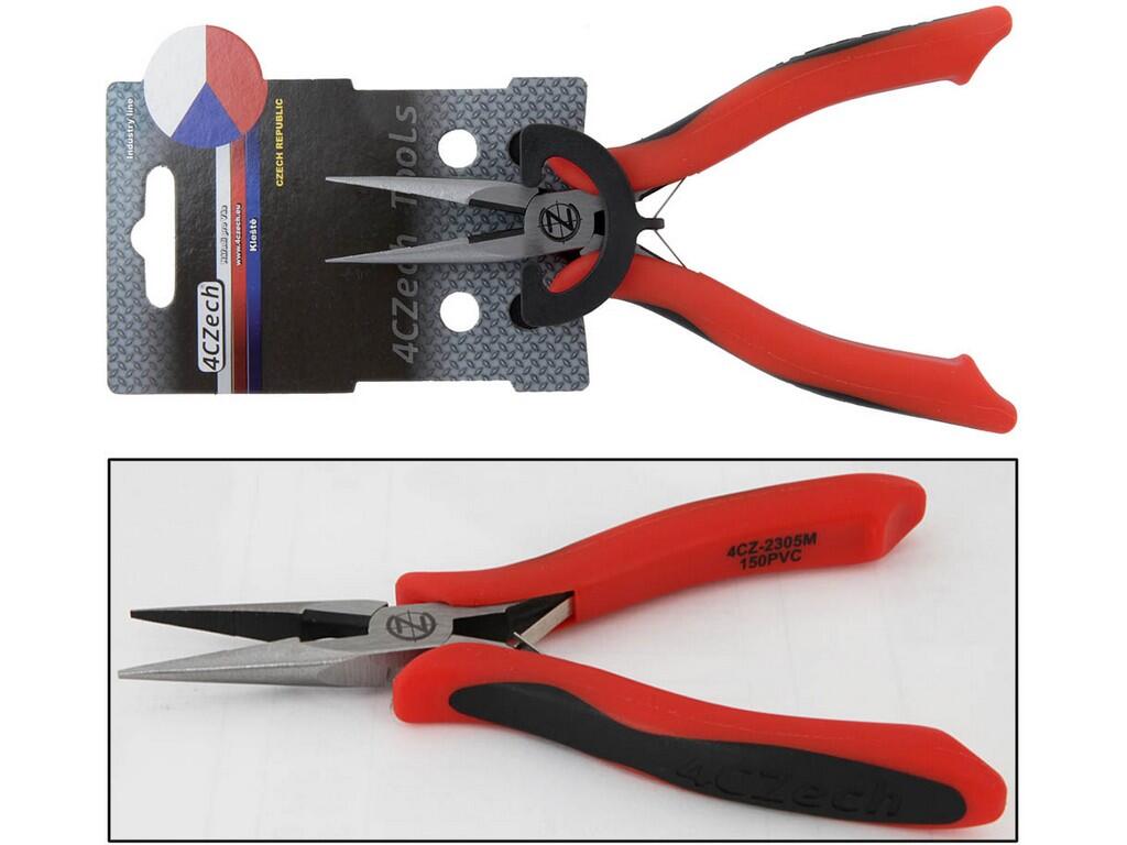 Kleště na drát s půlkulatými čelistmi pro jemnou mechaniku /35 62 145/ - 4CZ-2305M-150PVC
