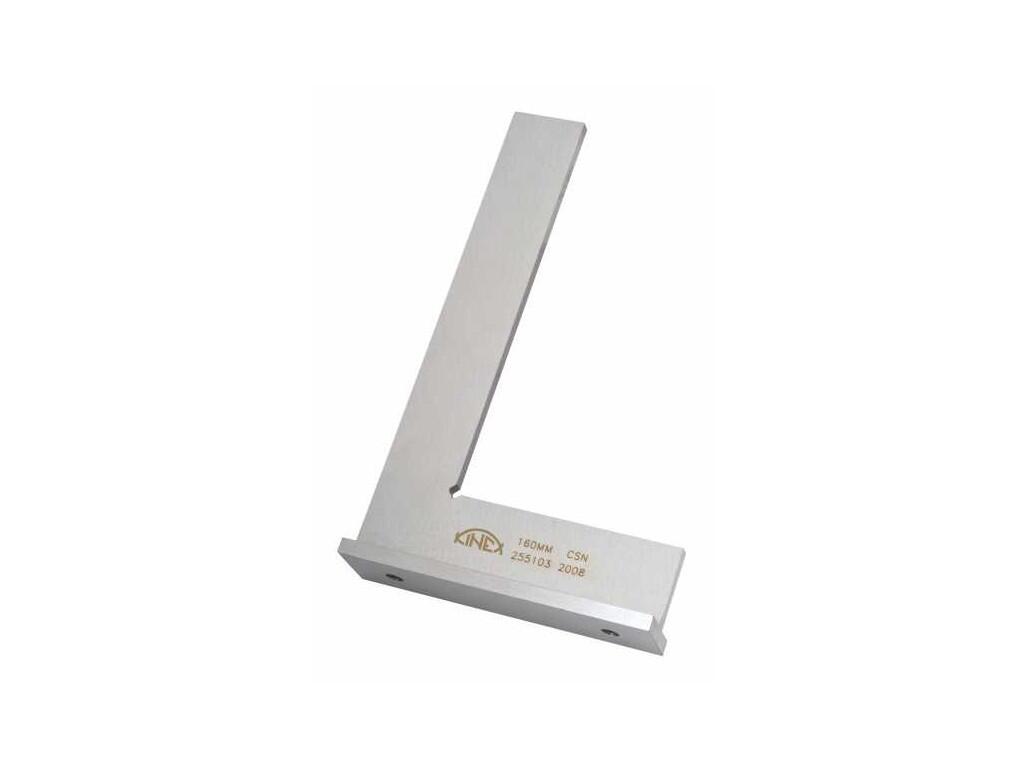 Úhelník přesný příložný typ kalený "B" ČSN 25 5103 8 160x100 mm KINEX - KI4060