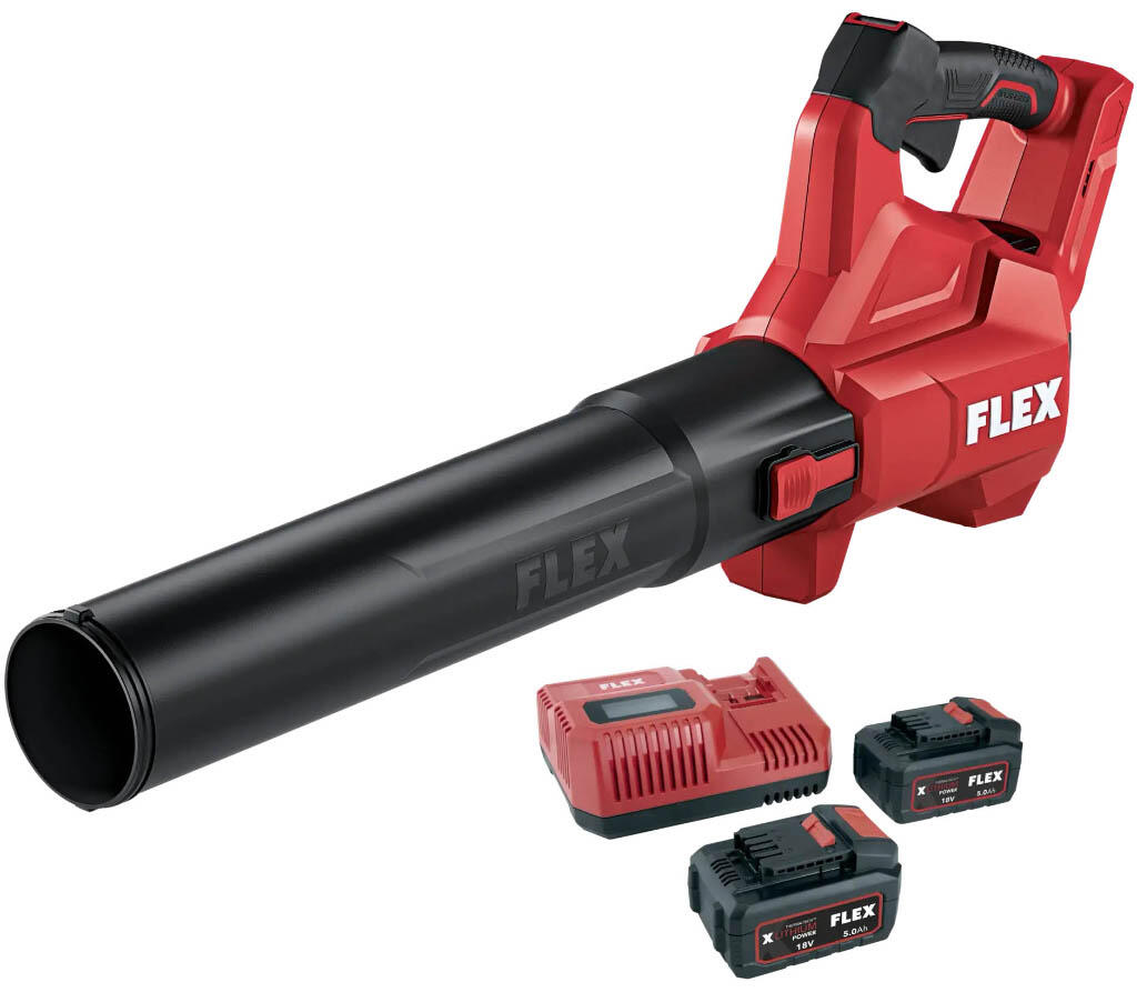 GBL 790 18-EC Aku fukar na listí + CA 12/18 rychlonabíječka + AP 18/5 Ah akumulátor Li-Ion - FX-535134