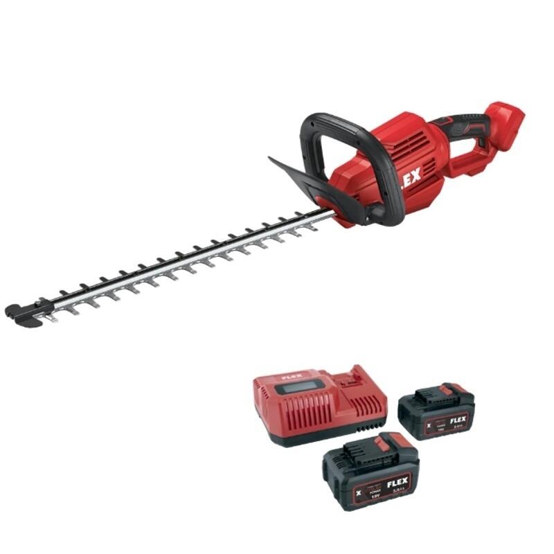 Aku zahradní sada GHT 55 nůžky na živý plot + P-Set 55 R - FX-535135