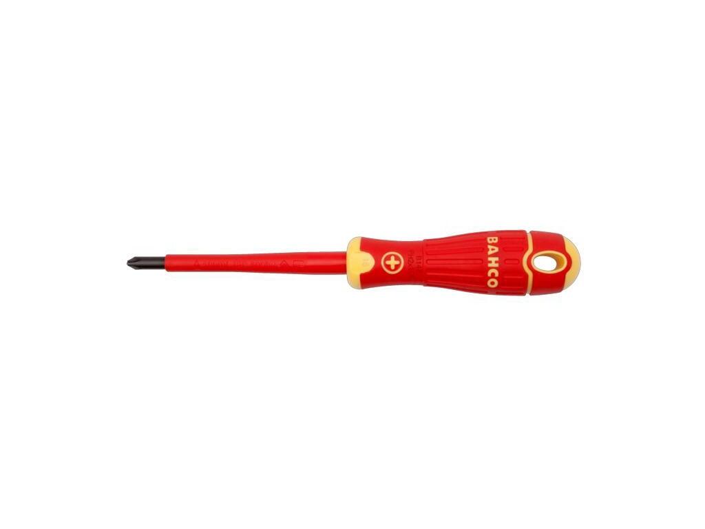 Izolovaný šroubovák combi Phillips. vhodné pro použití v elektrických skříních a rozvodných lištách – 6.0mm/PH2 - BA-SB148.002.100
