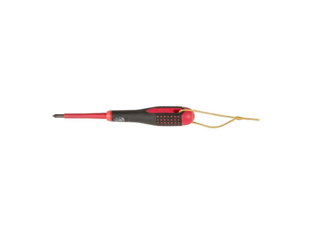 Izolované ERGO™ ploché šroubováky s kevlarovým poutkem. Připraveno pro práci ve výškách – 1,2 mm - BA-TAHBE-8255S