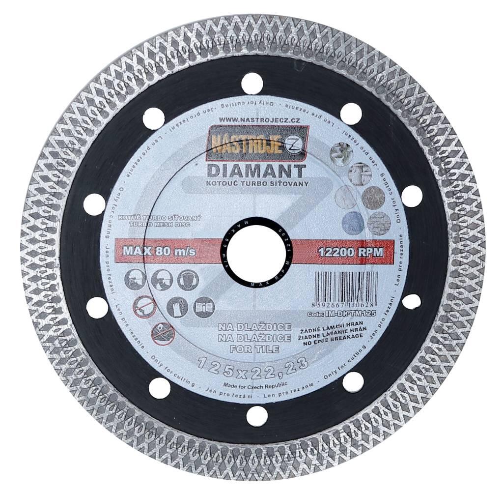 L 850 125 Úhlová bruska 850 W, 125 mm + 3 kusy nejlepších diamantových kotoučů - SET-FX-533120-E25