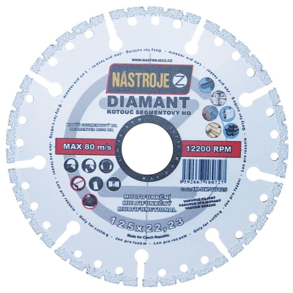L 850 125 Úhlová bruska 850 W, 125 mm + 3 kusy nejlepších diamantových kotoučů - SET-FX-533120-E25