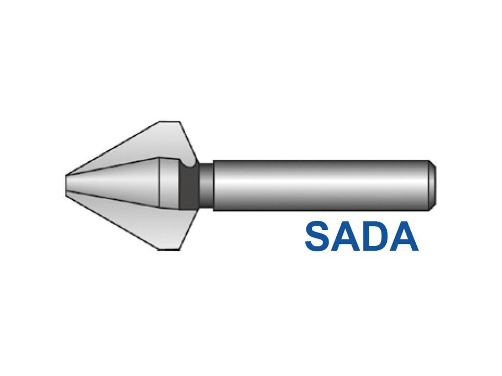 Sada kuželových záhlubníků 60° Typ - Z6 HSSE D6,3-8-10-12,5-16-20 DIN 334 C - BU896-806