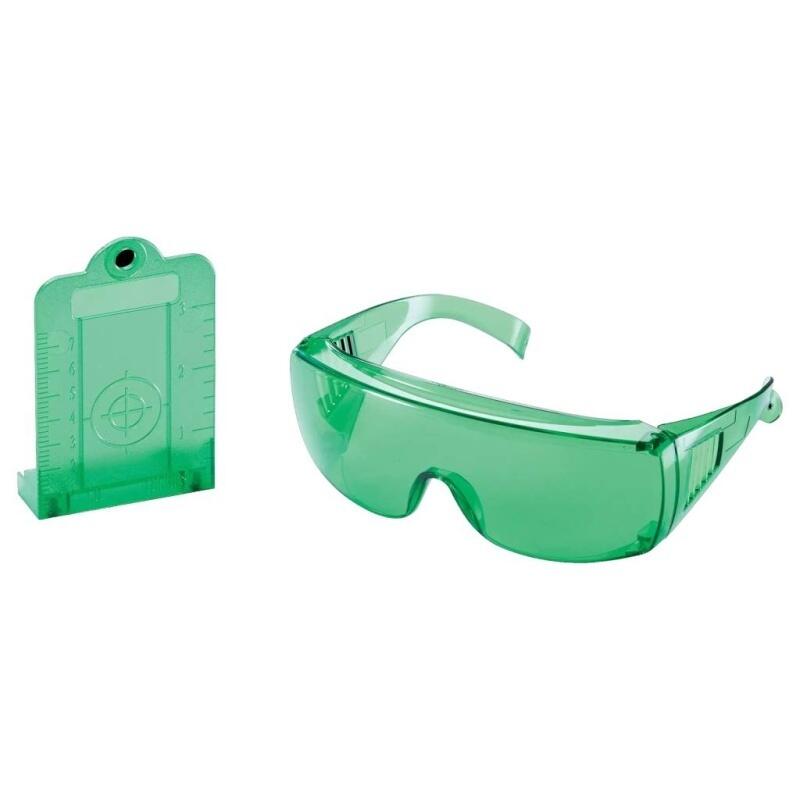 TC-LG-GL Laser Cílová tabulka a brýle, zelené - FX-500763