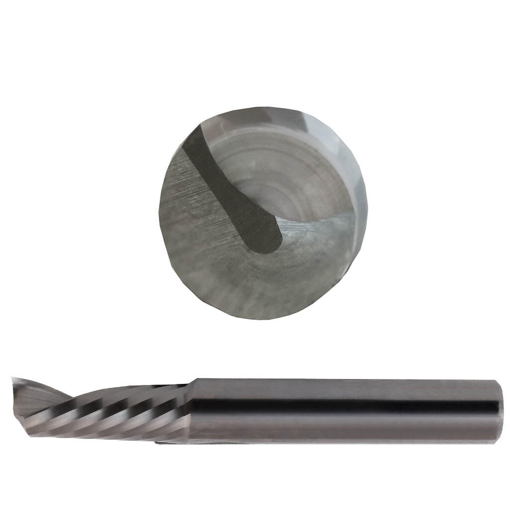 Fréza 3-50/12mm, 1břit, stopka 3mm čelní válcová, břit přes střed, na neželezné kovy, levá - CZTK-6142-030-GS-RL-HA