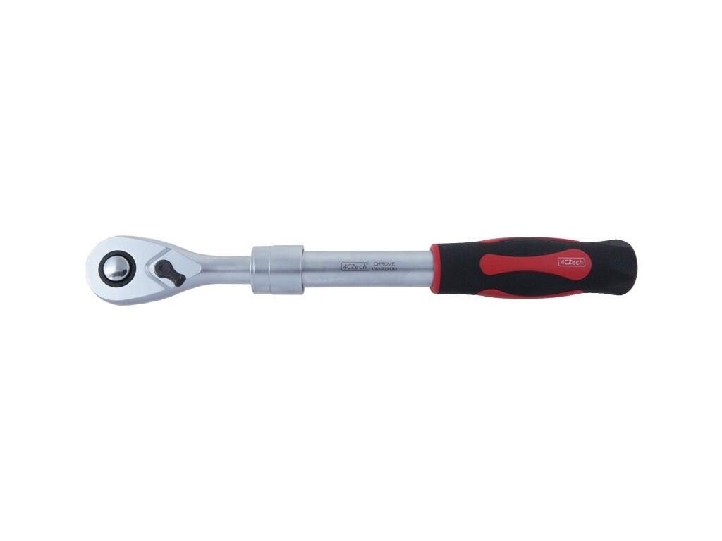 1/2" Ráčna teleskopická 320-445mm 90 zubů s plastovou rukojetí - 4CZ-124-12-90