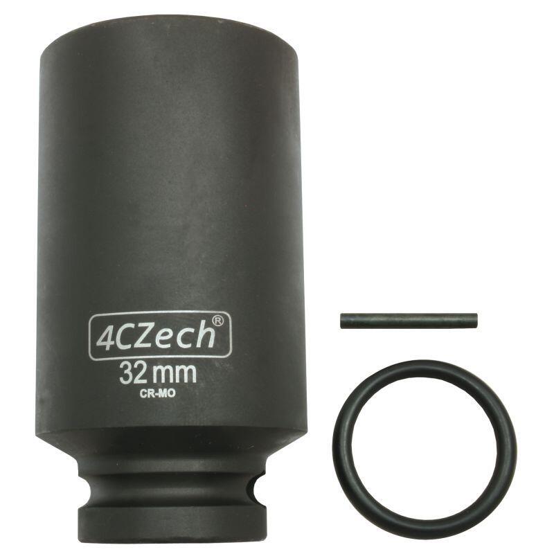 1/2" Hlavice průmyslová prodloužená Drive 26 mm CrMo+trn,o-kroužek - 4CZ-P121-06-26
