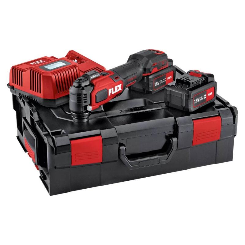 MT 18.0 EC/5.0 Set Multitool, 2 x AP 18.0/5.0, CA 10.8/18.0, L-Boxx 136 - FX-518417