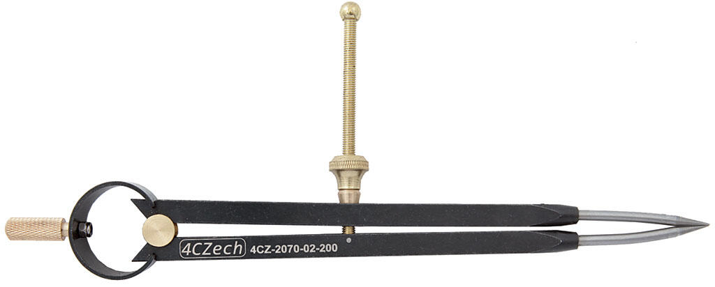 Kružidlo s pružinou ČSN 25 5170 6-200 mm 150 mm - 4CZ-2070-02-150