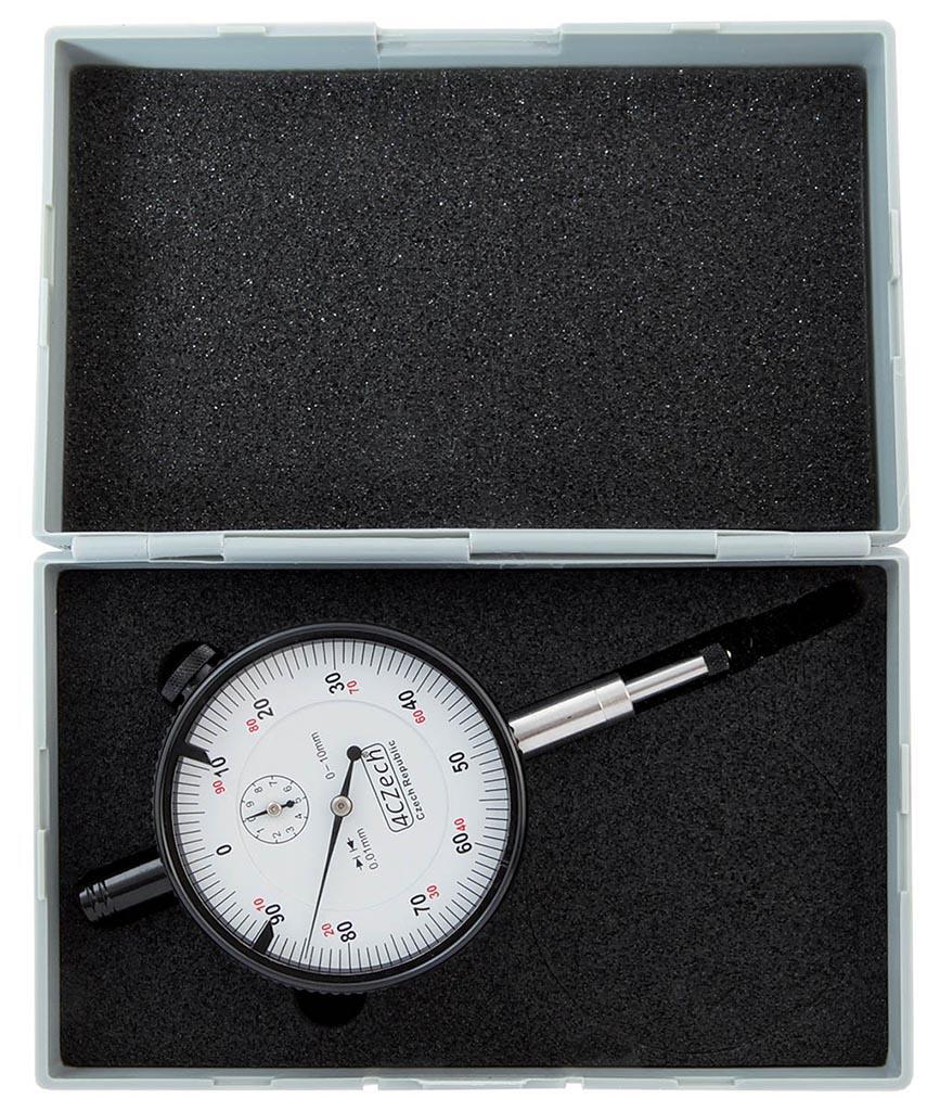 Úchylkoměr číselníkový ČSN EN ISO 46325 (ČSN 25 1811, 25 1816) 0-10 mm 0,01 mm - 4CZ-1155-02-010
