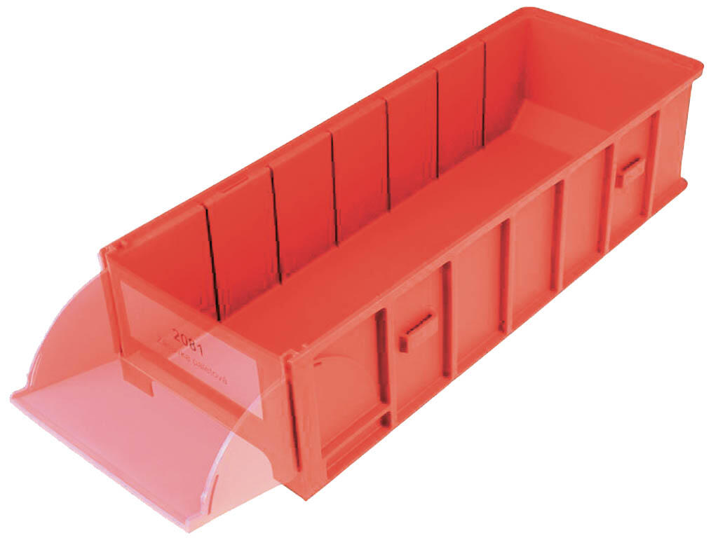 Zásuvka paletová 400x150x100mm červená - PD-2081-CV