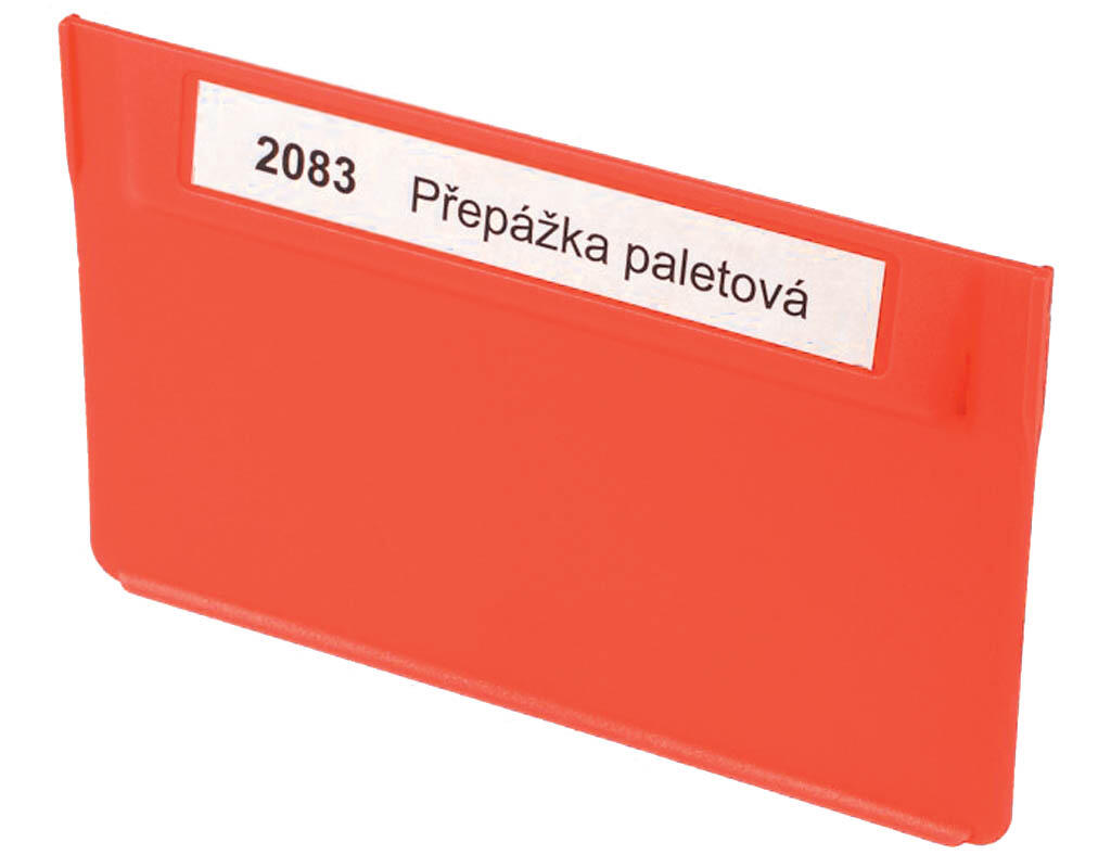 Přepážka paletová červená - PD-2083-CV