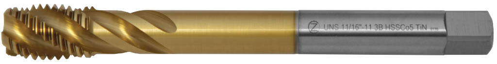 Závitník UNS 11\16-11 L-150 HSSE TIN - CZZ-SPEC002