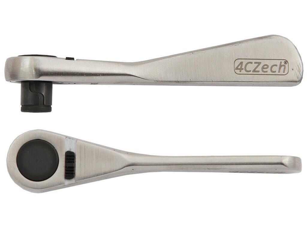 Ráčna mini přepínací s otvorem 6,3mm NEREZ - 4CZ-134-63B