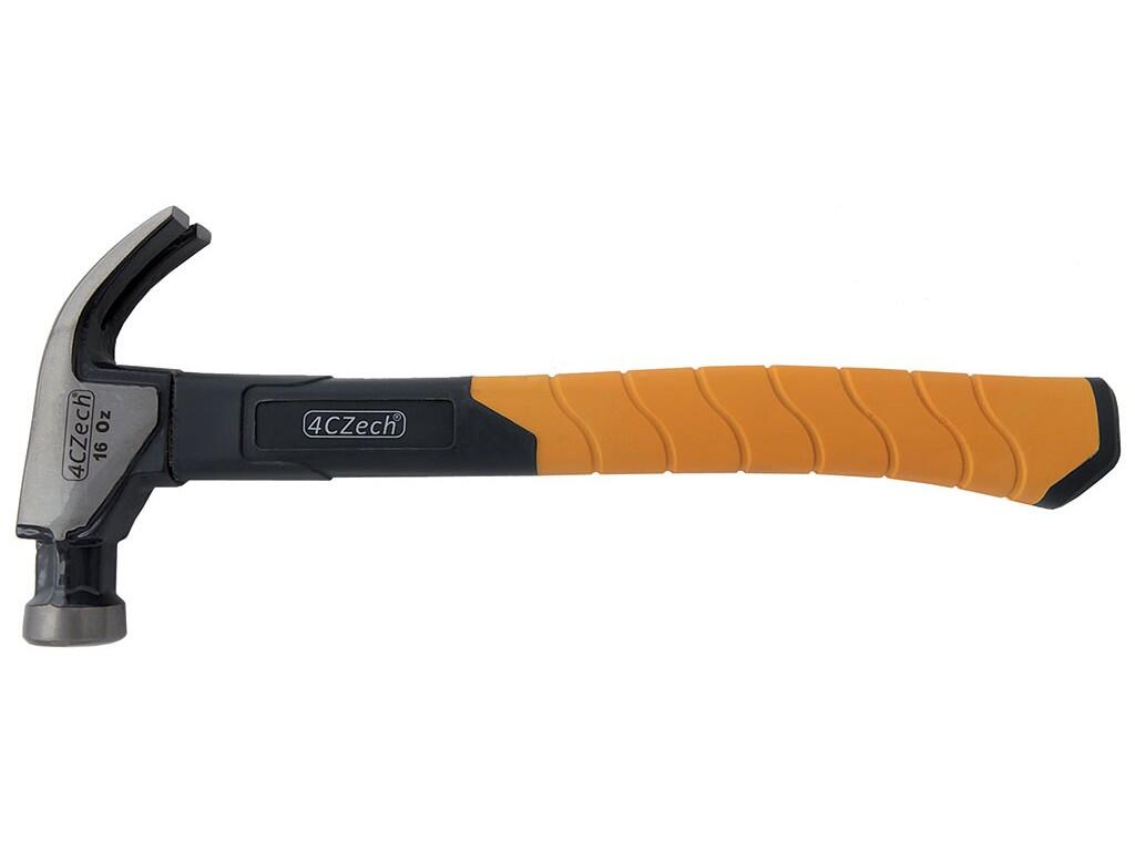 Kladivo tesařské se zahnutými čelistmi, plastová rukojeť - 4CZ-52-450