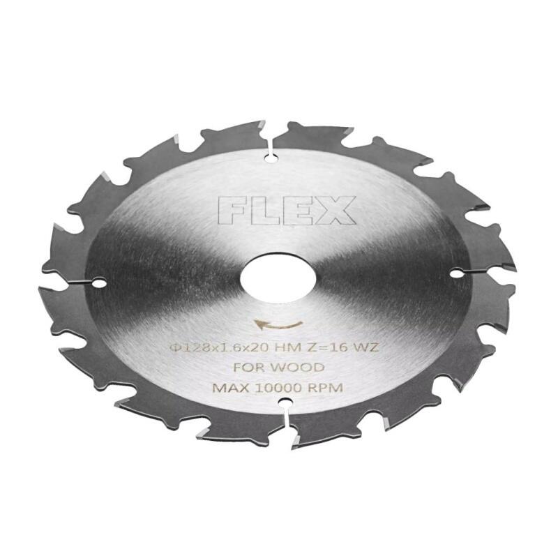 Standartní pilový kotouč se střídavým ozubením D128x1,6x20 HM Z=16 WZ - FX-517682