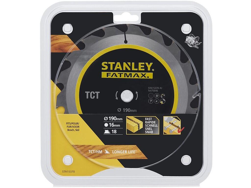 Pilový kotouč TCT/HM brousitelný pro podélné řezy Ø 190 x 16 mm, 18 zubů - ST-STA15370-XJ