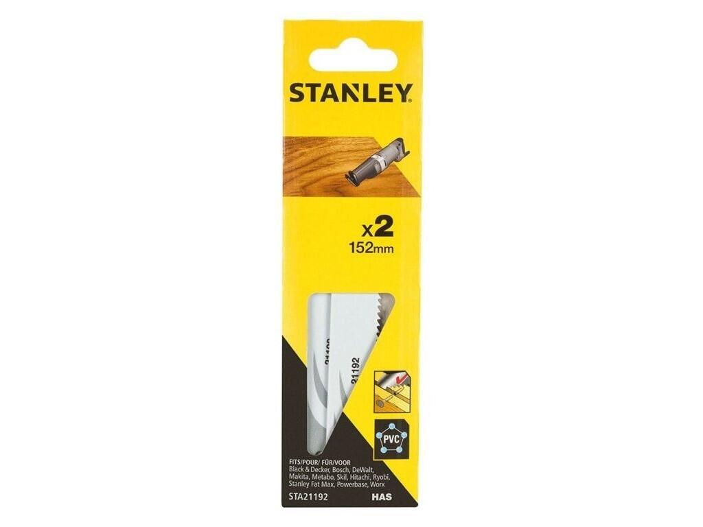 Pilové listy HAS na dřevo, dřevo s hřebíky a plasty pro mečovou pilu, délka 152 mm, rozteč 2,5 mm, 2 ks - ST-STA21192-XJ