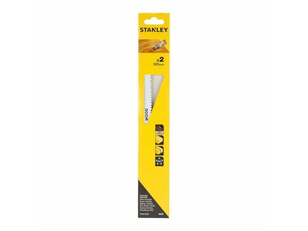 Pilové listy HCS na dřevo a plast pro mečovou pilu, délka 305 mm, rozteč 4 mm, 2 ks - ST-STA21252-XJ