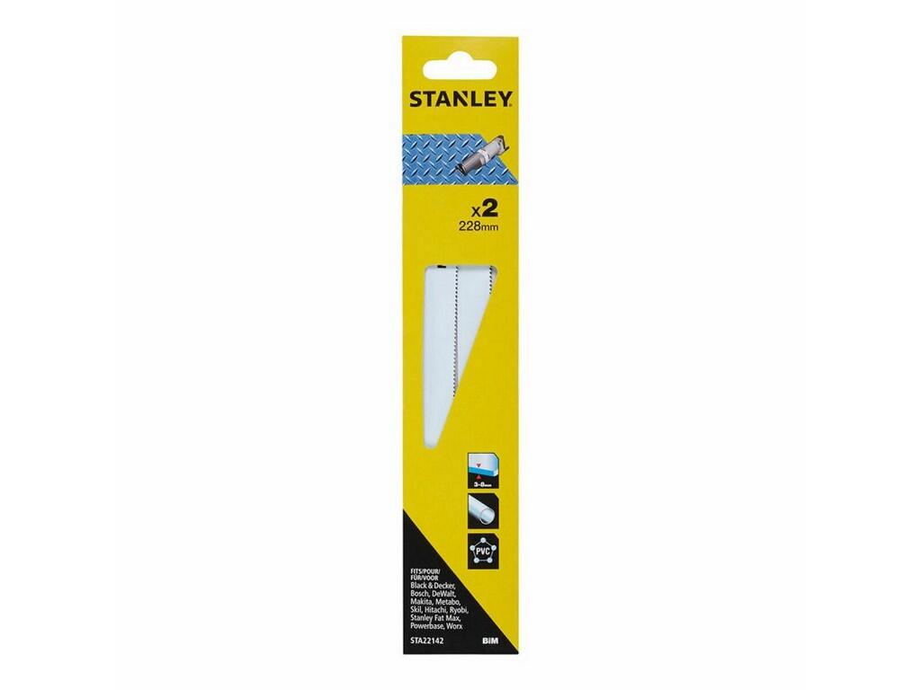 Bimetalové pilové listy na kov pro mečovou pilu, délka 228 mm, rozteč 1,8 mm, 2 ks - ST-STA22142-XJ