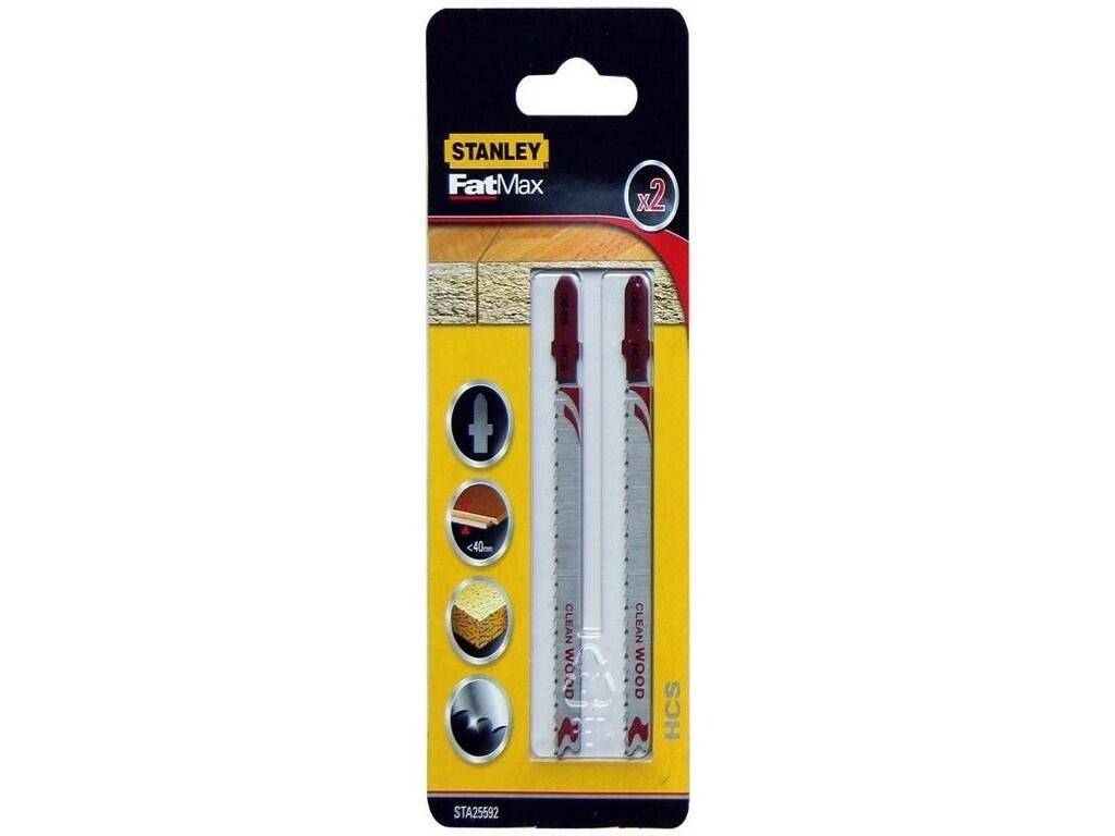 Pilové listy do dřeva HCS, uchycení "T" tl. do 40 mm, rozteč 2,7 mm, 2 ks - ST-STA25592-XJ