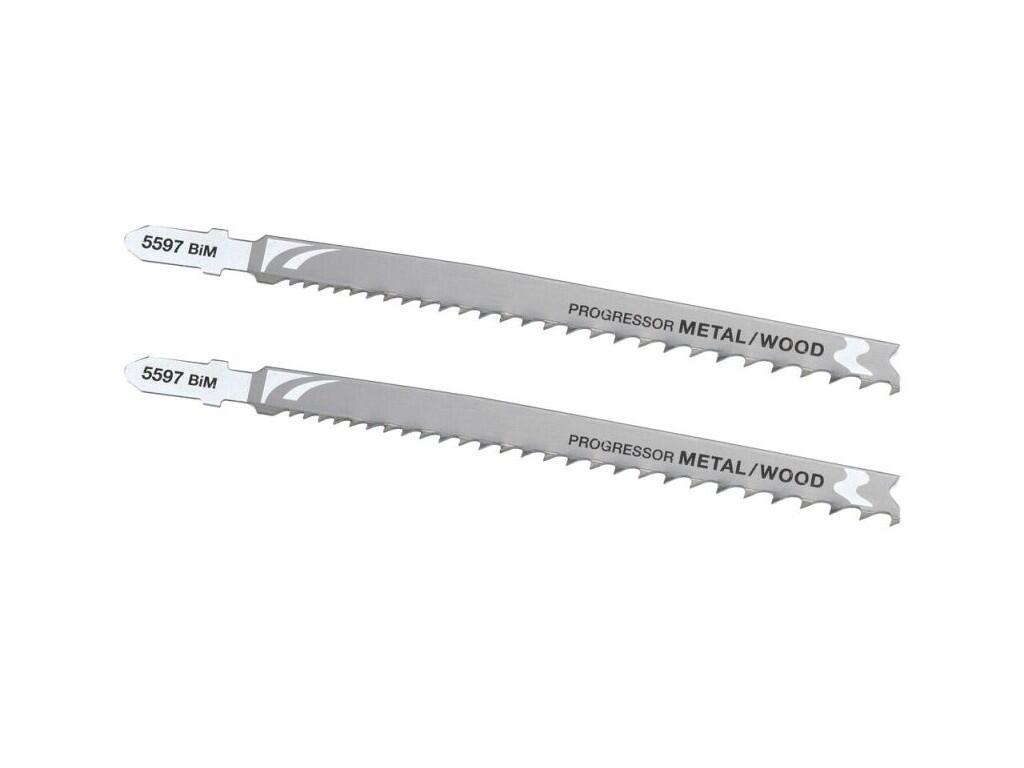 Pilové listy BiMetal do dřeva a různých kovů, uchycení "U" tl. do 3-65 mm, PVC tl. do 30 mm, rozteč 2,4-5 mm, 2 ks - ST-STA26042-XJ