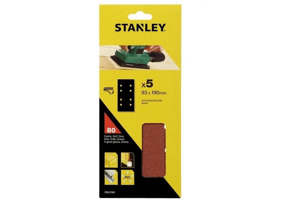 Brusné papíry pro vibrační brusku 93 x 230 mm děrované, P240, Bosch, 5 ks - ST-STA31592-XJ