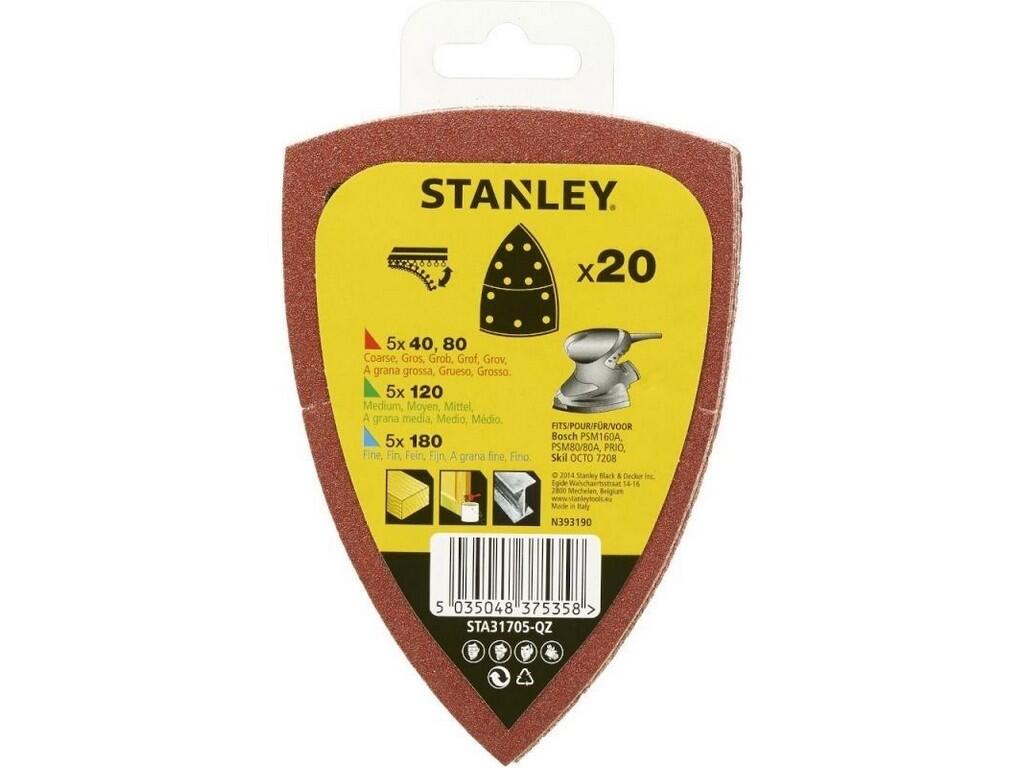 Kartonové balení brusných papírů, delta děrovaný, 5x P40, 5x P80, 5x P120, 5x P180, Bosch PSM160A - ST-STA31705-QZ