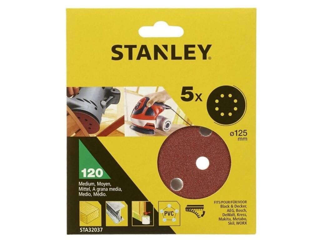 Brusné papíry pro excentrickou brusku Ø 125 mm P120, 5 ks - ST-STA32037-XJ
