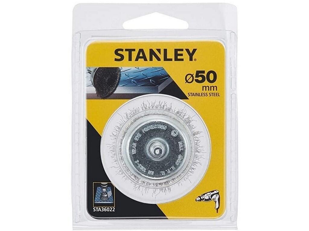 Hrnkový ocelový vlnitý kartáč do vrtačky nerez ocel Ø 50 mm x 55 mm - ST-STA36022-XJ