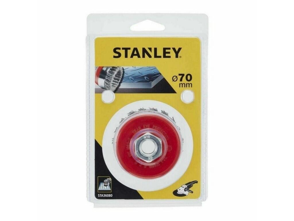Hrnkový ocelový copánkový kartáč pro úhlové brusky Ø 65 mm M14 - ST-STA36080-XJ