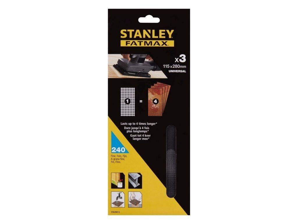Brusné mřížky 115 x 280 mm P240, 3 ks - ST-STA39012-XJ