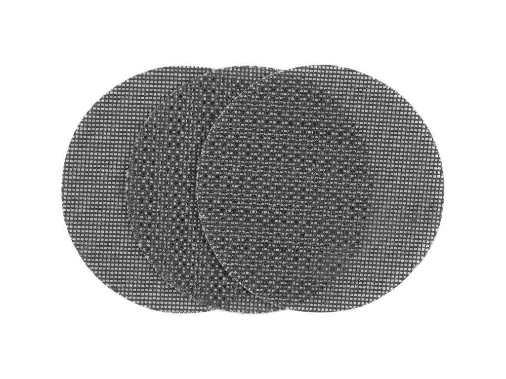 Brusné mřížky pro excentrickou brusku Ø 115 mm 1x P80, 1x P120, 1x P240 - ST-STA39237-XJ