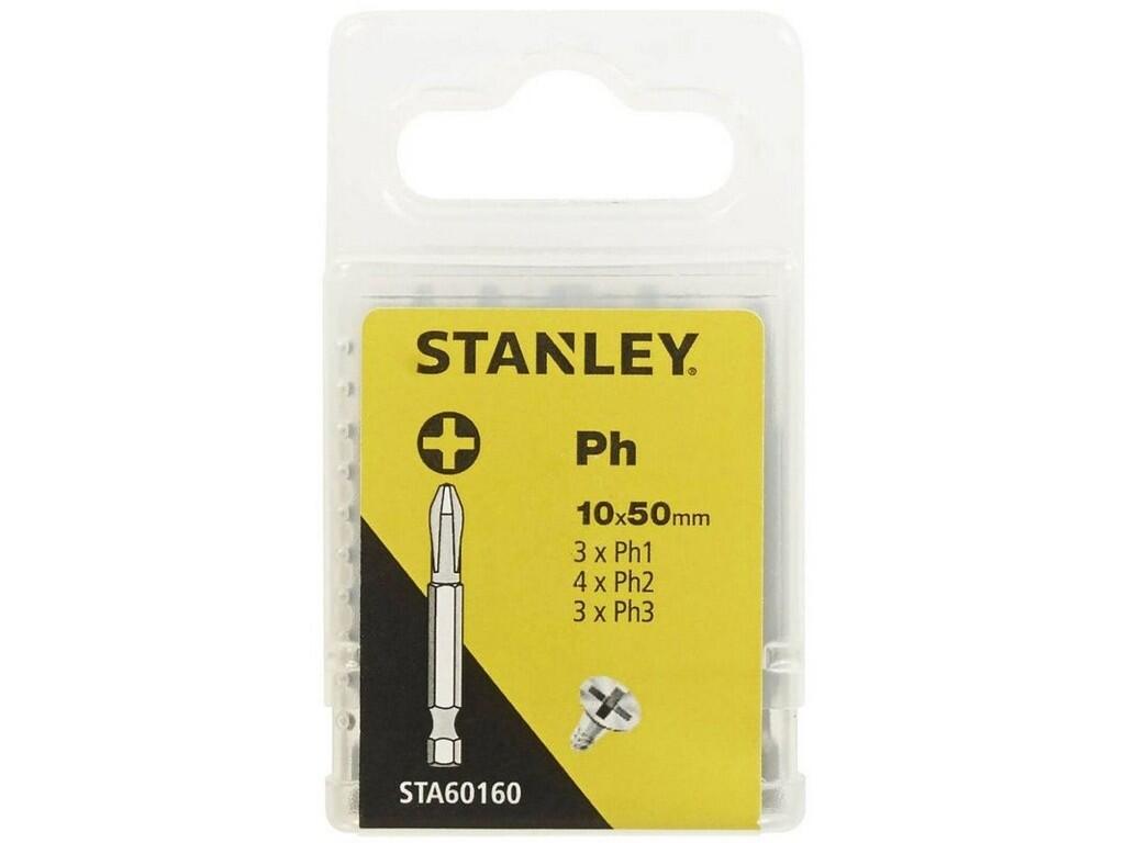 10dílná smíšená sada 50mm bitů (PH) - ST-STA60160-XJ