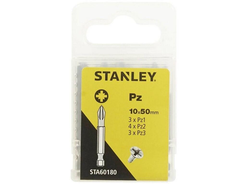 10dílná smíšená sada 50mm bitů (PZ) - ST-STA60180-XJ
