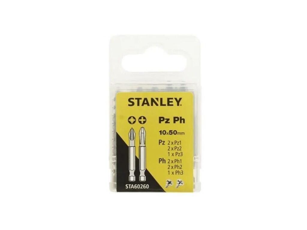 10dílná smíšená sada 50mm bitů (PH, PZ) - ST-STA60260-XJ