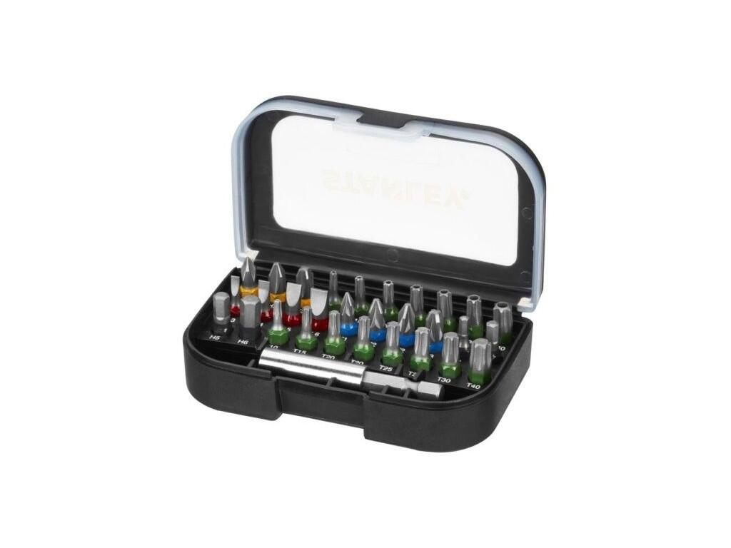 31dílná smíšená sada bitů (ploché, PH, PZ, HEX, Torx, Torx s otvorem) - ST-STA60490-XJ