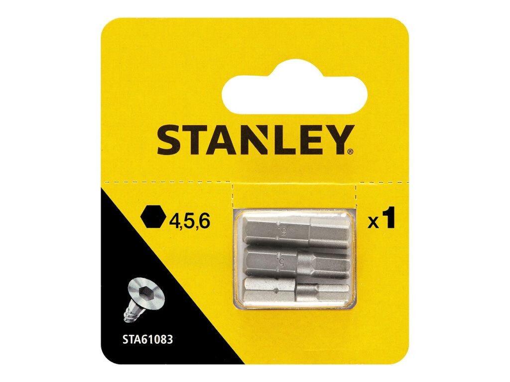 Šroubovací bity HEX 4-5-6 x 25 mm - ST-STA61083-XJ