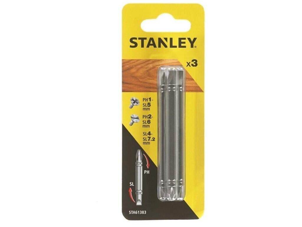 Oboustranné šroubovací bity PH1-PL5, PL4-PL7,2, PH2-PL6 x 86 mm - ST-STA61383-XJ