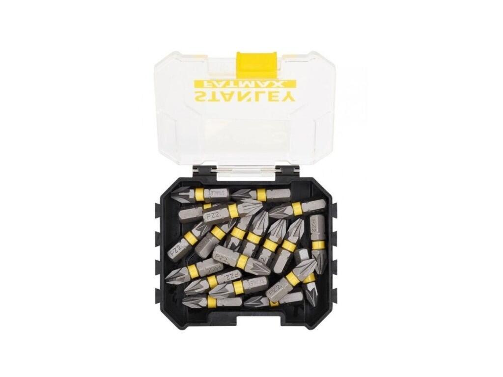 20dílná sada 25mm bitů pro rázové utahováky PZ2 - ST-STA88568-XJ