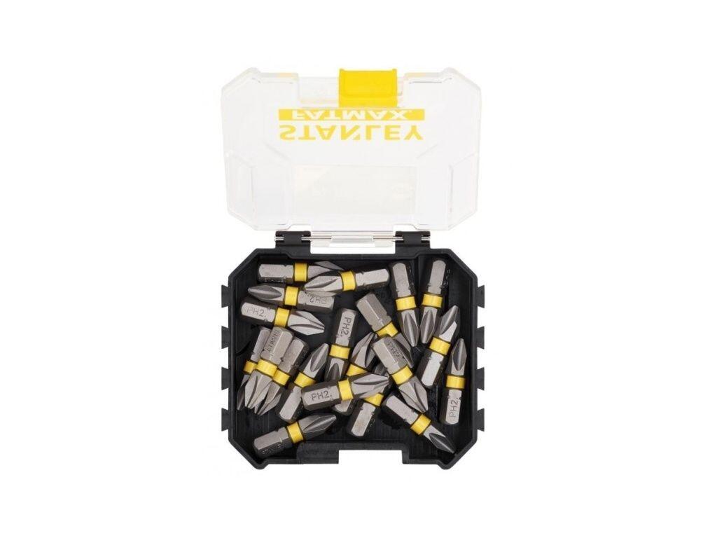 20dílná sada 25mm bitů pro rázové utahováky PH2 - ST-STA88569-XJ