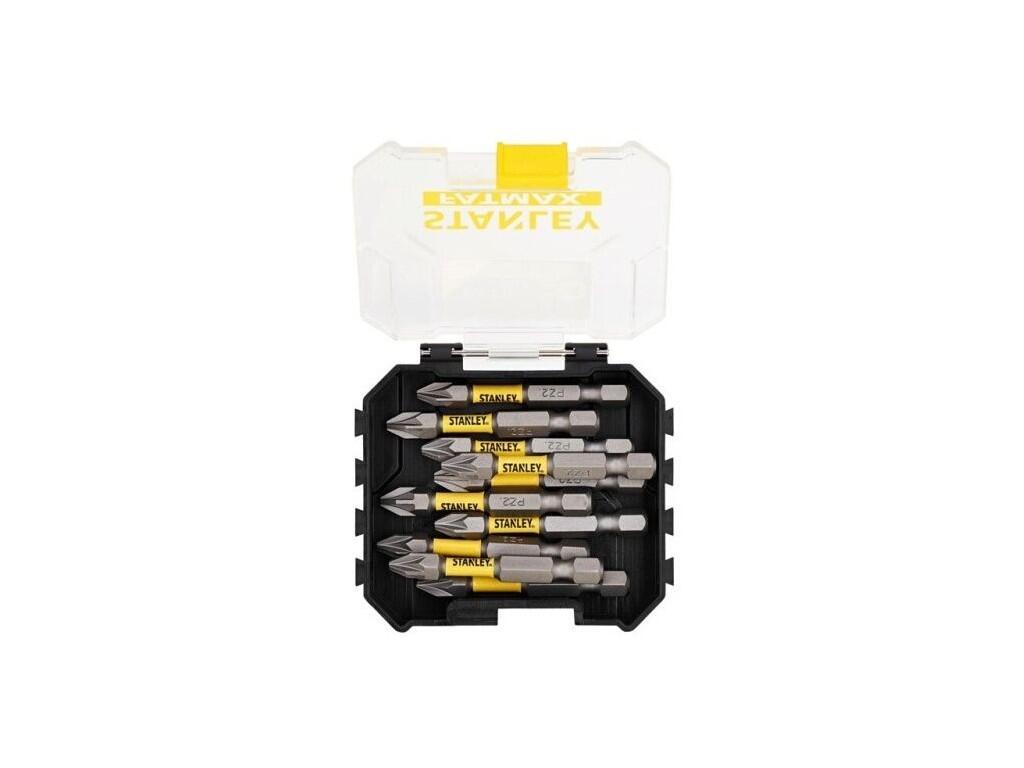 10dílná sada 50mm bitů pro rázové utahováky PZ2 - ST-STA88572-XJ