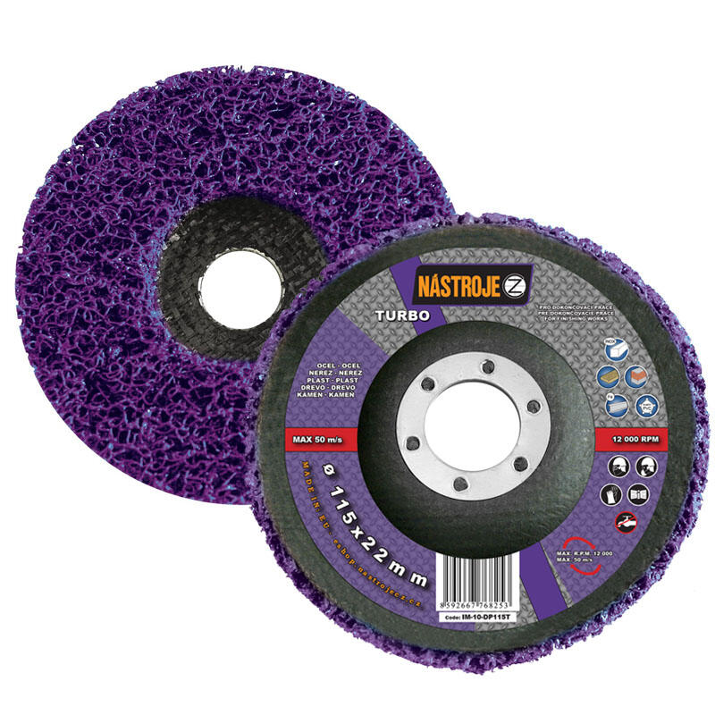 Kotouč leštící sklolaminátový 115x22 na ocel, nerez, plast, kámen, dřevo - TURBO - IM-10-DP115T