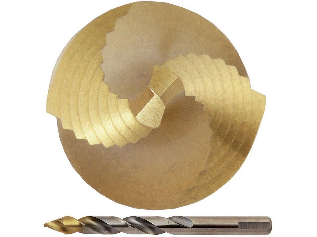 Vrták 05,00 - 86/52 DIN 338RGSHSSCo5TiN Lesklý, typ Gold Step, s 3D stopkou - S338RGSNHSSCO5TIN3D0500