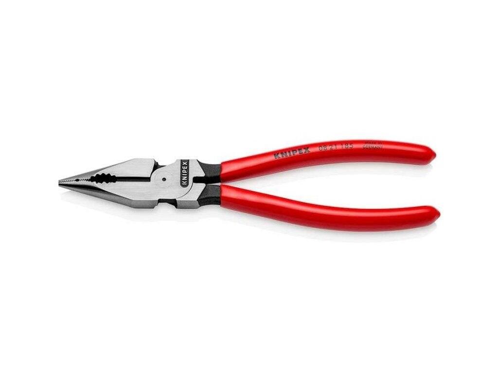 Kombinované úzké ploché kleště 185 mm Knipex 08 21 185 - KN08-21-185